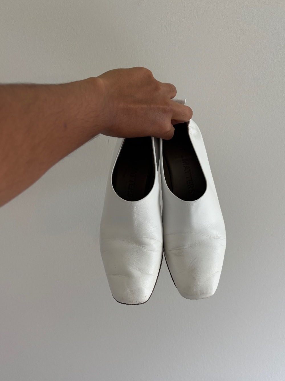 Gray Matters Micol Pump White Size 38.5 (Fits like a US 7.5)